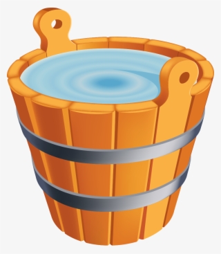 Bucket Clipart Water Bucket - Bucket Of Water Clipart Png