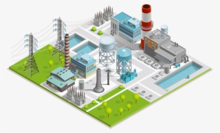 Electricity Vector Background - Production