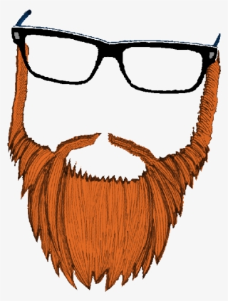 Ed's Beard Mask - Orange Beard Png