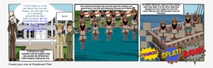 Boston Tea Party - Cartoon