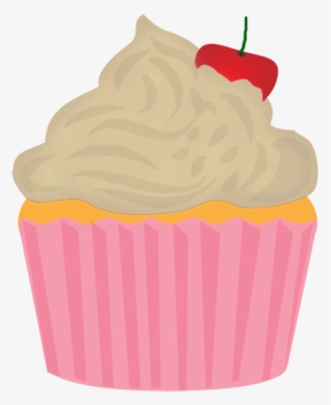 Cupcake For Tea Or Coffee - Clip Art