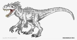Jurassic World - Jurassic World Indominus Rex Coloring Pages