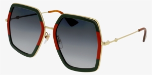 Gucci Goggles Png - Gucci Sunglasses Green Red