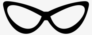 Cat Eye Glasses - Clip Art
