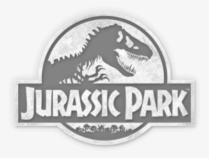 Jurassic Park Logo Black And White
