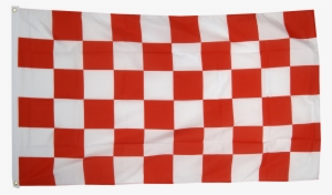 Checkered Red-white Flag - Chess Board Pixel
