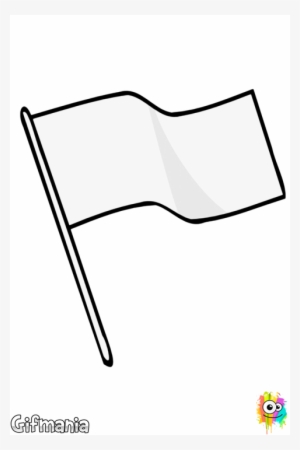 Crea Tu Propia Bandera Utilizando La Bandera Blanca - Color Guard Flag Clipart