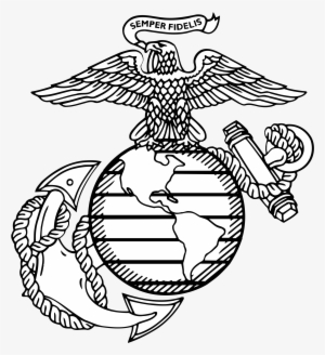 Usmc Emblem At Getdrawings - Eagle Globe And Anchor
