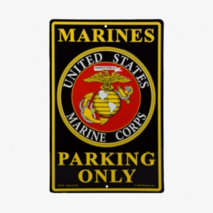 Inch U - Us Marine Corps Logo Aluminum Sign