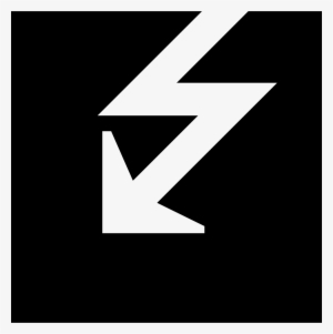 Lightning Bolt Button - Vector Graphics