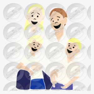 Family Clipart Classroom - Cartoon