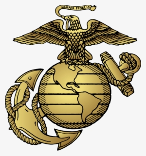 Marine Clipart Ega - Us Marines Logo Drawings - 640x480 Png Download 