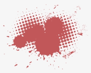Splatter Red Splatter Png - Free Halftone Vector File