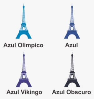 Vd015 - Torre Eiffel - 4 - Eiffel Tower Gradient Swirl Note Cards (pk