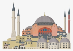 Vector Black And White Stock Hagia Sophia By Herbertrocha