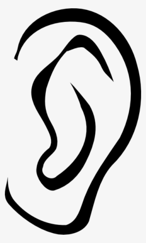 Ear - Ear Clipart Black And White