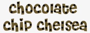 Chelsealogo - Chocolate In Bubble Letters