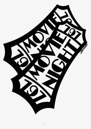 Metal Movie Ticket Sculpture For Sale - Black And White Movie Night