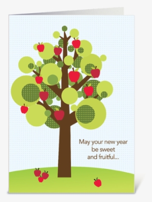 Fruitful Apple Tree - Rosh Hashanah Greetings