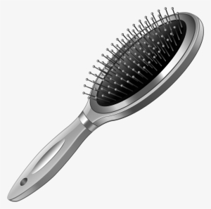 Comb And Brush Graphic Transparent Library - Hair Brush Clipart