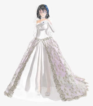 Anime Wedding Dresses Photo - Mmd Long Dress Dl