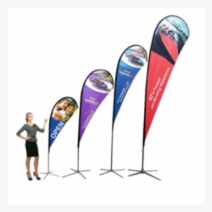 Extra-large Teardrop Flag - Single-sided Graphic Only