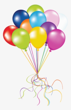 Grape Of Balloons - Transparent Balloon Png