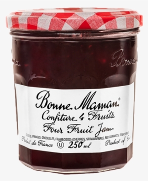 Jams - Bonne Maman Preserves, Four Fruit - 13 Oz Jar