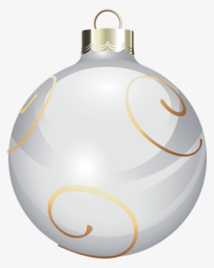 Transparent White Christmas Ball Png Picture - Christmas Day