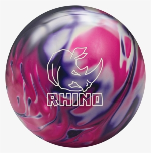 Rhino Bowling Ball Purple Pink
