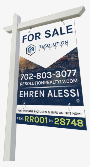 24/7 Access To Info On Your Home - Realty Sign Mock Up