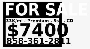 Sale Signs For Cars