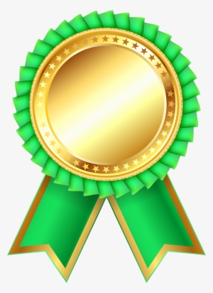 Green Award Rosette Png Clipar Image Gallery - Medal Ribbon Png
