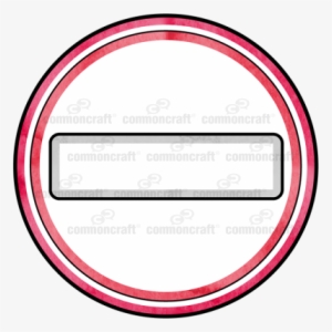 Stop Do Not Enter - Circle