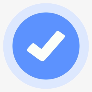 Blue Checkmark - Facebook Verified Icon Png - 1192x1192 PNG Download ...