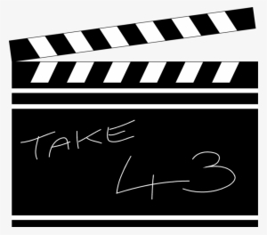 Film Clipart Clapperboard Film Cutting On Action - Clapboard