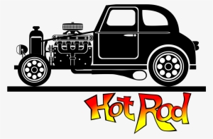 Hot Rod Vector Free Stock - Hot Rod Clipart Png