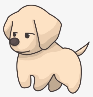 Chibi Labrador - Golden Retriever Puppy Cartoon