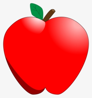 Apple Clipart Transparent Background - Cartoon Apple