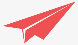 Red Paper Plane Png Image - Paper Plane Png