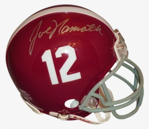 Joe Namath Autographed Alabama Crimson Tide Mini Helmet - Football Helmet