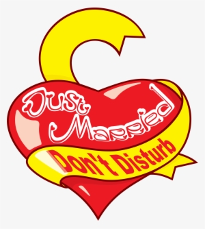 This Free Icons Png Design Of 'just Married' Heart