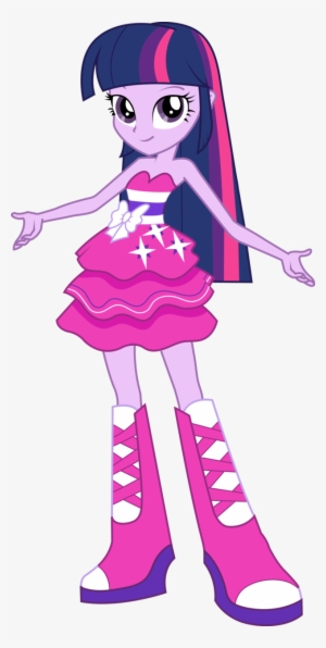 Twilight Sparkle Party Dress Vector 411192044 - Twilight Sparkle Equestria Girls Dress