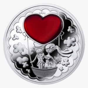 Niue 2014 Just Married Wedding Proof Silver 2 Coin - Valentine's Day Coins