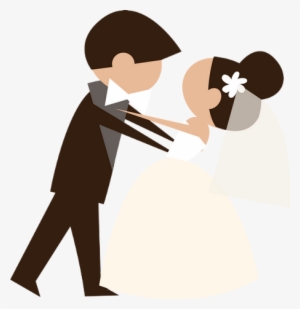 Just Married Clipart Png Download - Wedding Invitation Couple Vector