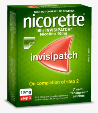 Nicorette Au Invisipatch Step 3 - Nicorette Inhaler