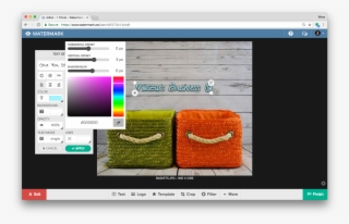 Add A Drop Shadow On Your Watermark To Give It Some - Graphics Software