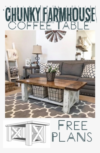 Chunky Farmhouse Coffee Table - Diy Chunky Farmhouse Coffee Table