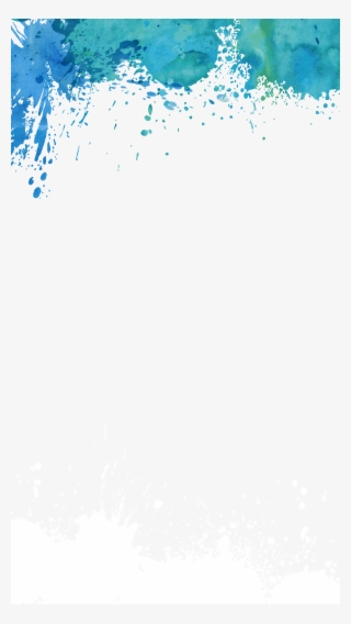 Deca Paint Splatter Geofilter - Water
