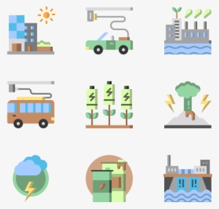 Sustainable Energy - Cartoon